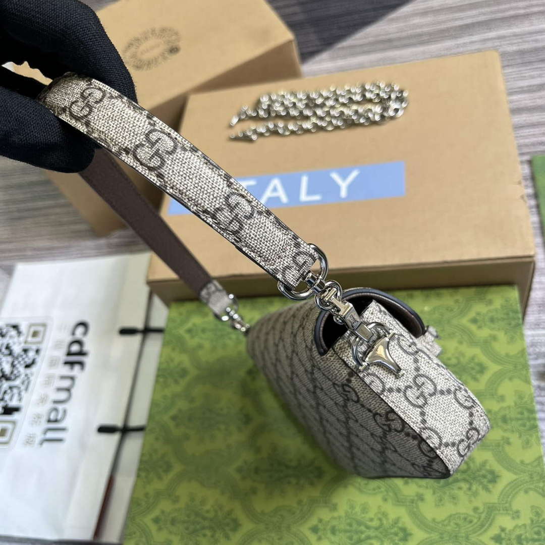Gucci 774209 Gucci Horsebit 1955 Mini Shoulder Bag