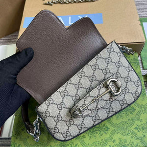 Gucci 774209 Gucci Horsebit 1955 Mini Shoulder Bag - Default Title - View 8