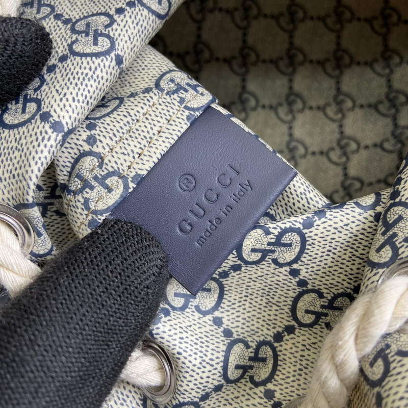 Gucci 777166 Mini Shoulder Bag With Gucci Print Blue - Default Title - View 9