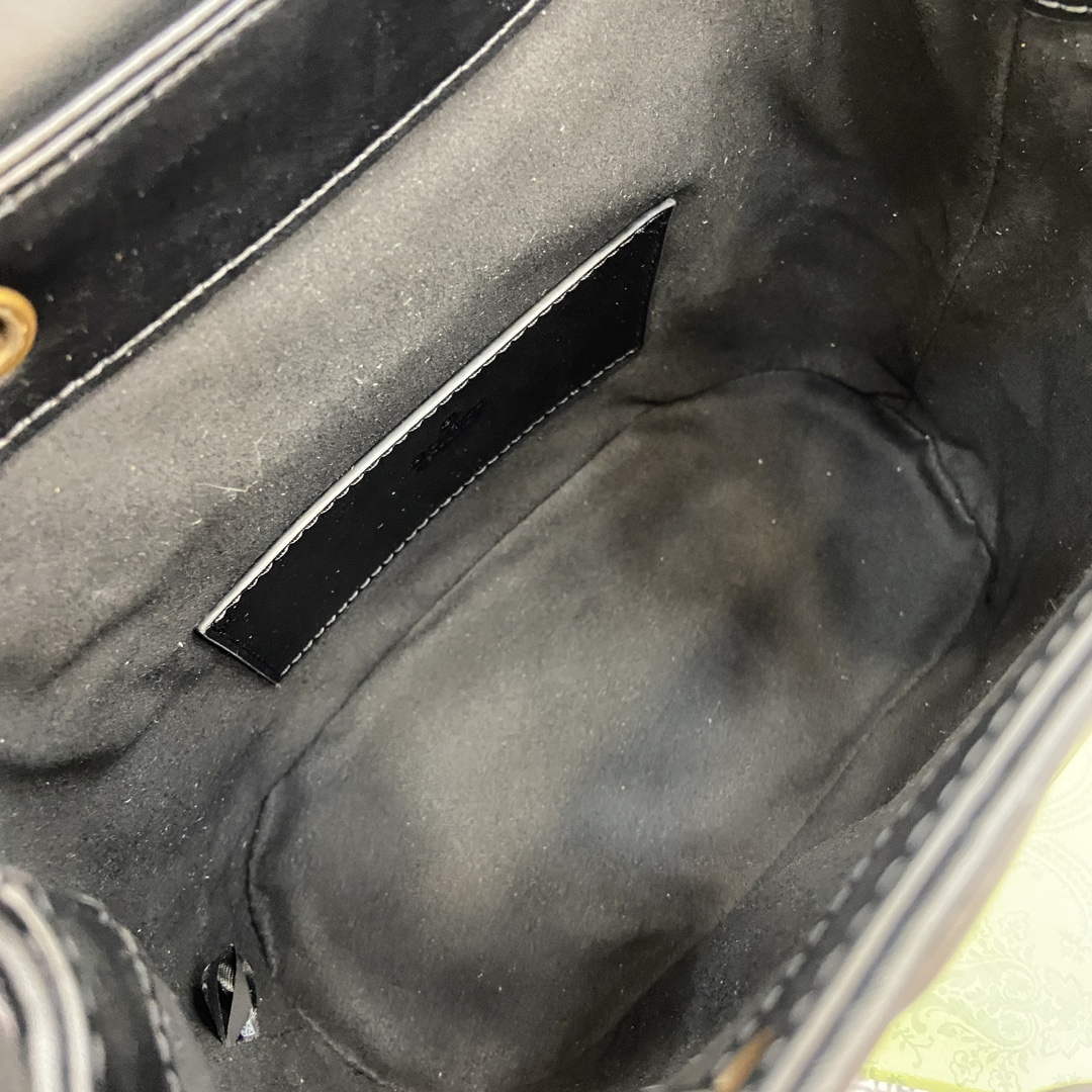 Gucci 777253 GG Marmont Mini Backpack Black