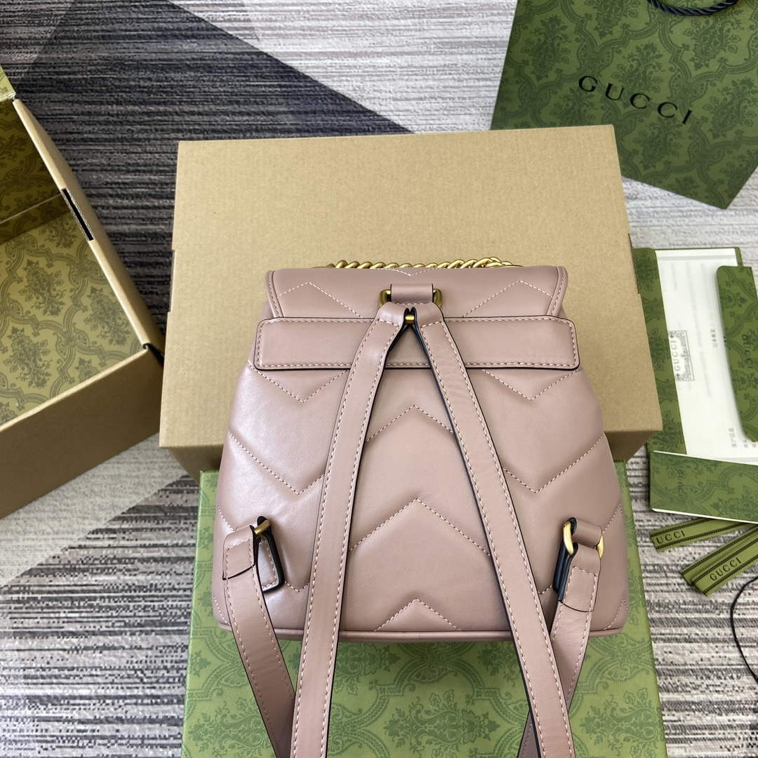 Gucci 777253 GG Marmont Mini Backpack Rose