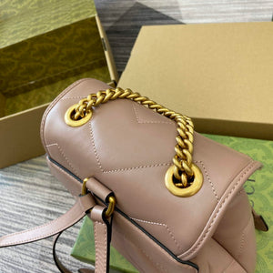 Gucci 777253 GG Marmont Mini Backpack Rose - Default Title - View 3
