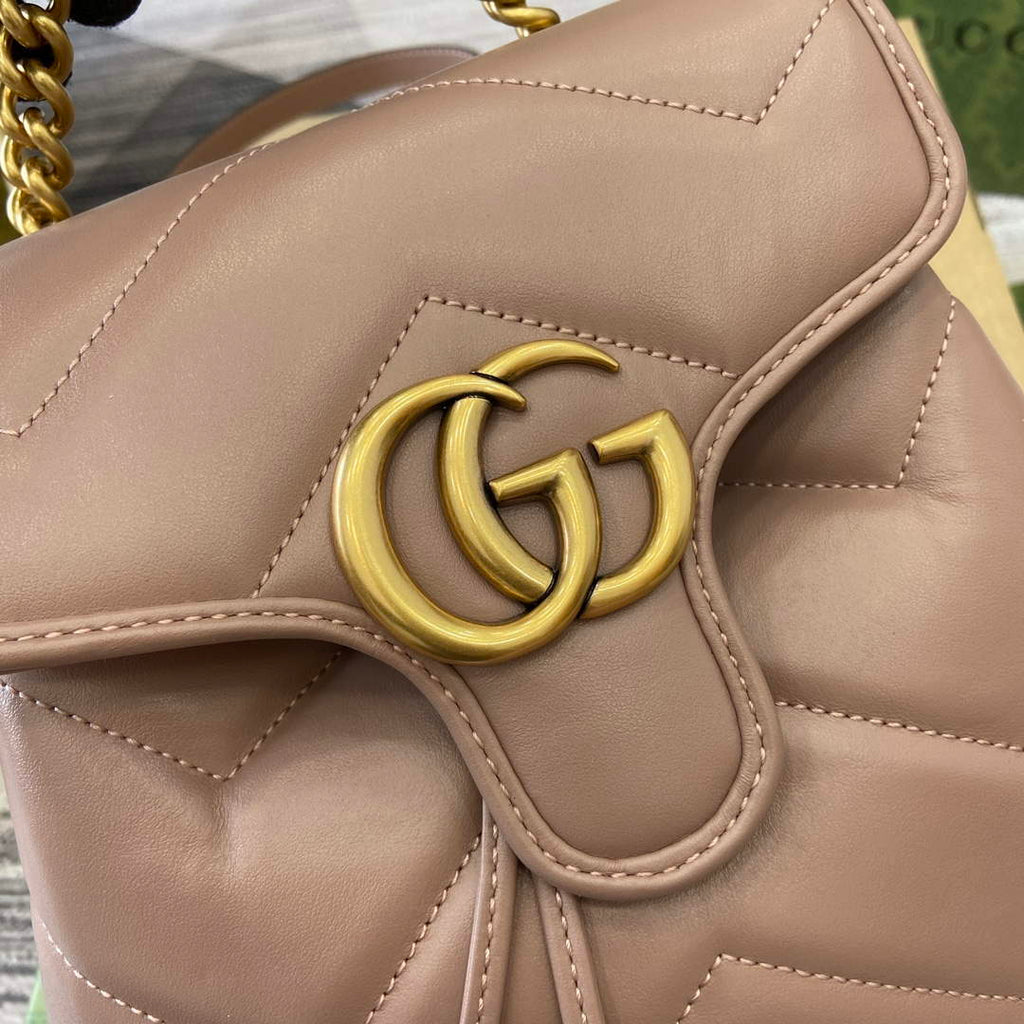 Gucci 777253 GG Marmont Mini Backpack Rose