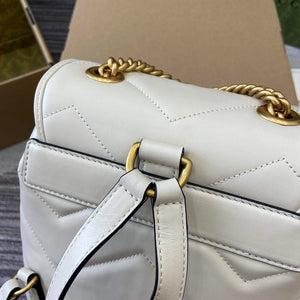 Gucci 777253 GG Marmont Mini Backpack White - Default Title - View 5