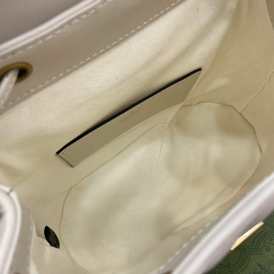 Gucci 777253 GG Marmont Mini Backpack White - Default Title - View 9