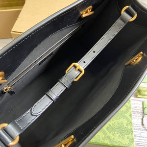 Gucci 779724 GG Marmont Medium Tote Bag Black - Default Title - View 8