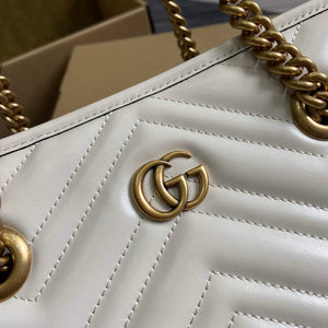 Gucci 779727 GG Marmont small Tote Bag White - Default Title - View 5