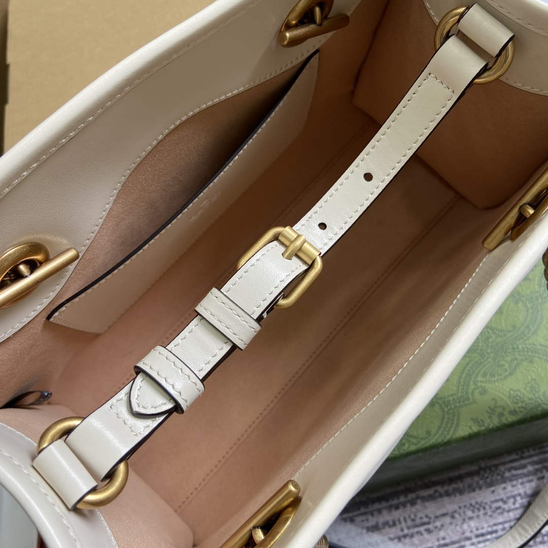 Gucci 779727 GG Marmont small Tote Bag White - Default Title - View 8