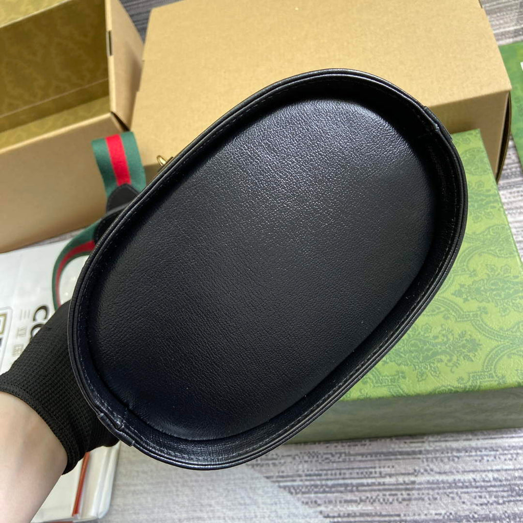 Gucci 782908 Mini Bucket Shoulder Bag Black