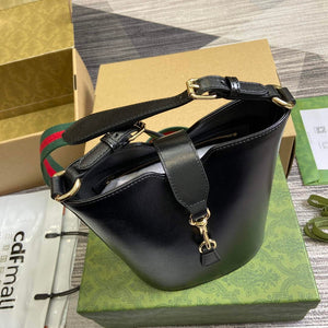 Gucci 782908 Mini Bucket Shoulder Bag Black - Default Title - View 7