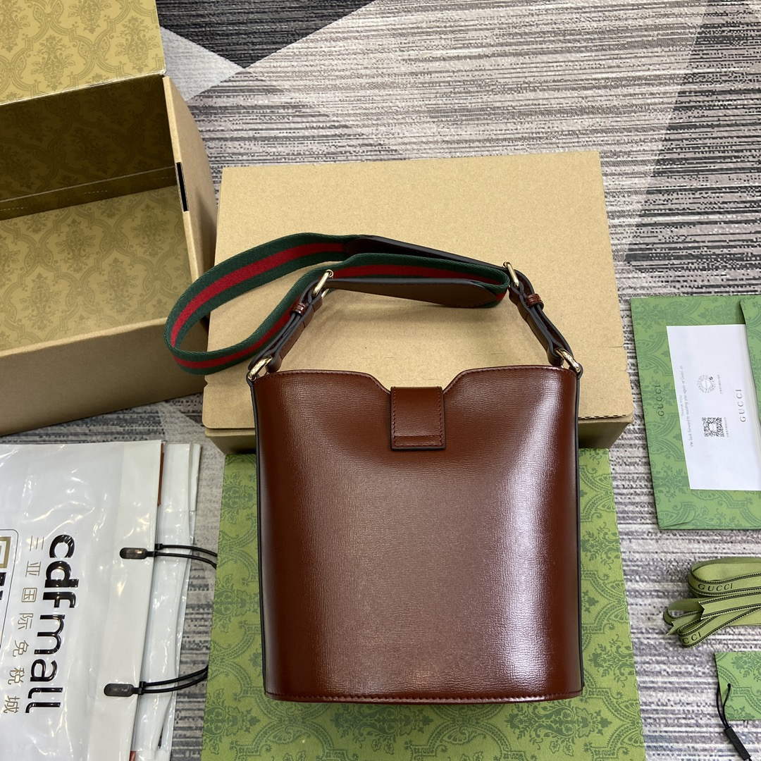 Gucci 782908 Mini Bucket Shoulder Bag Brown - Default Title - View 2