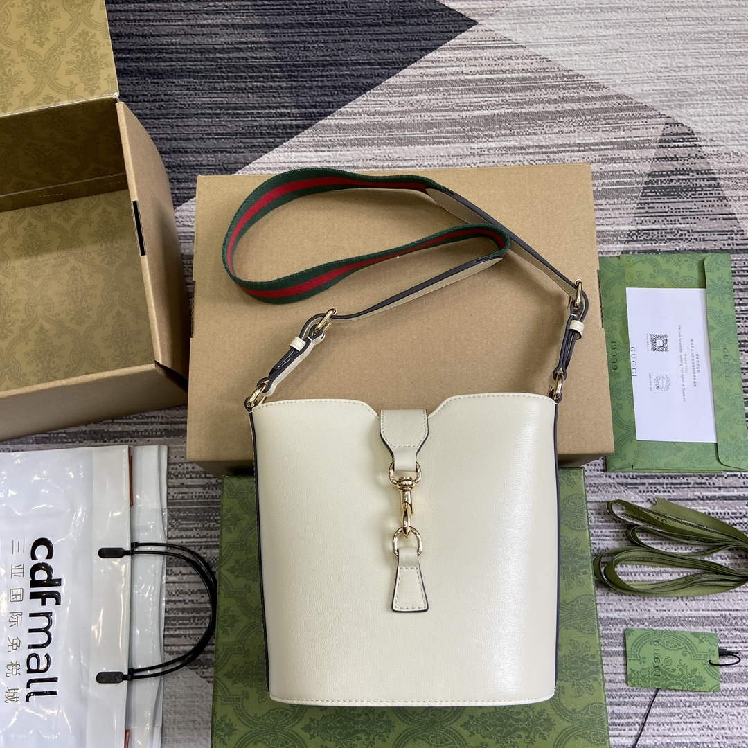 Gucci 782908 Mini Bucket Shoulder Bag Ivory - Default Title - View 1