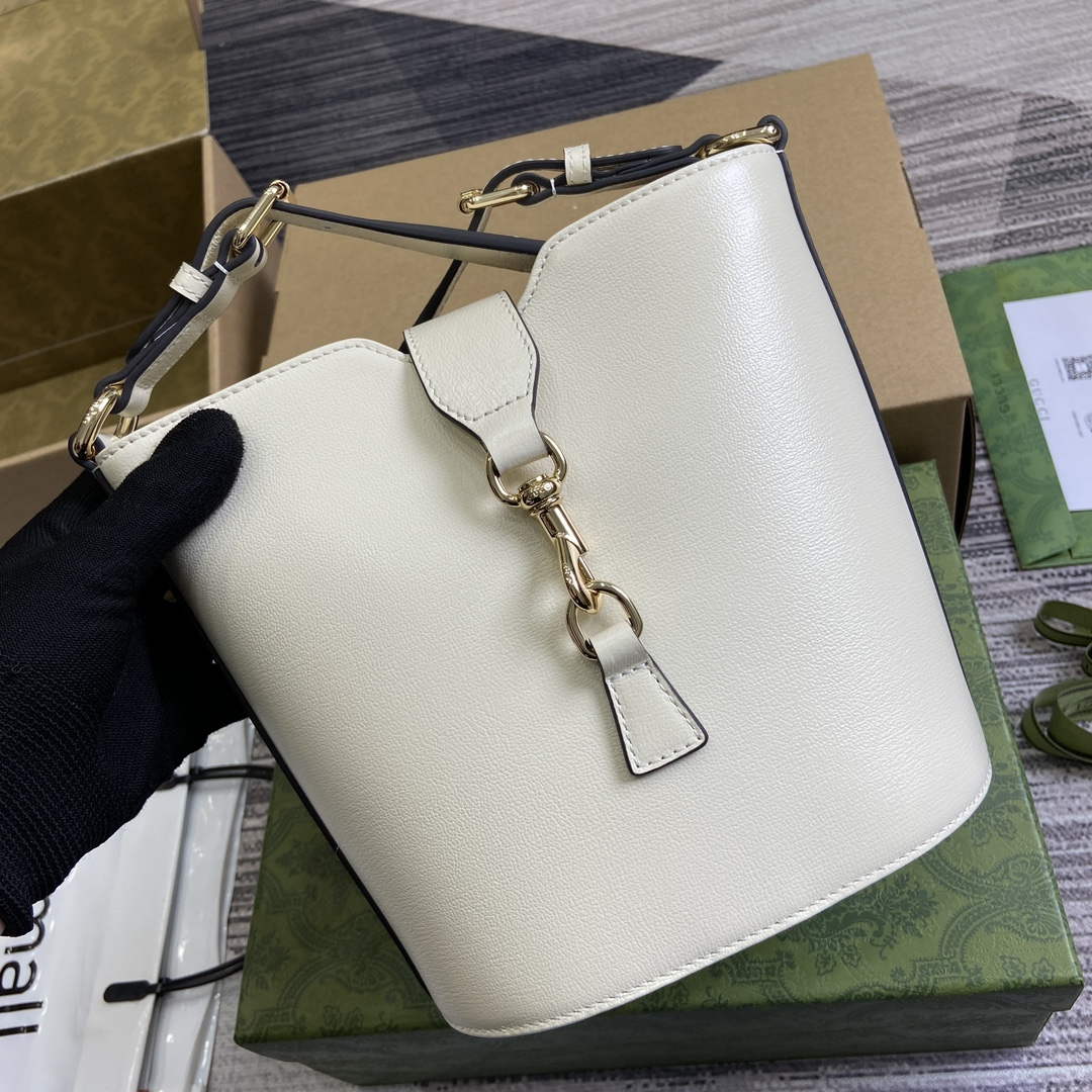 Gucci 782908 Mini Bucket Shoulder Bag Ivory