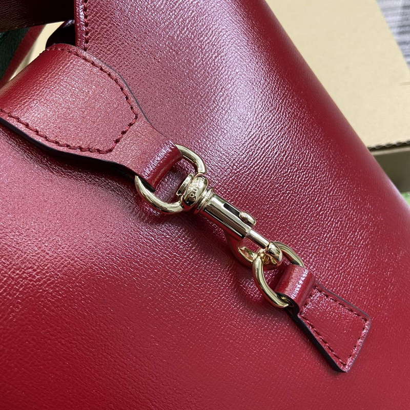 Gucci 782908 Mini Bucket Shoulder Bag Red