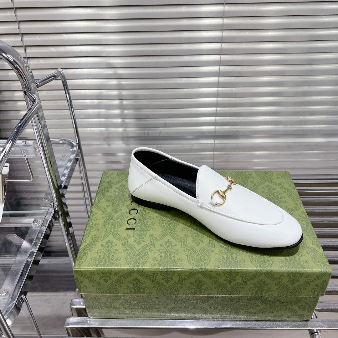 Gucci 786016 Women's Gucci Jordaan Loafer Fashion Shoes G53213