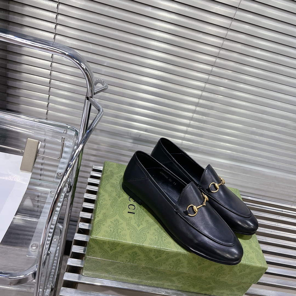 Gucci 786016 Women's Gucci Jordaan Loafer Fashion Shoes G53214