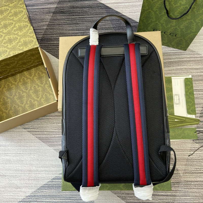 Gucci 792123 GG Supreme Canvas Backpack Black - Default Title - View 2