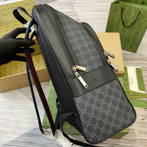 Gucci 792123 GG Supreme Canvas Backpack Black - Default Title - View 3