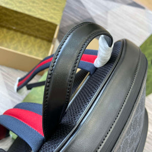 Gucci 792123 GG Supreme Canvas Backpack Black - Default Title - View 7