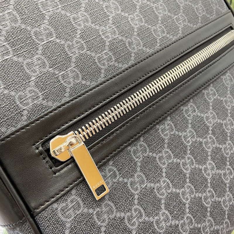 Gucci 792123 GG Supreme Canvas Backpack Black