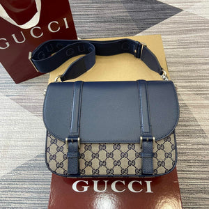 Gucci 794872 GG Crossbody Bag Dark Blue - Default Title - View 1