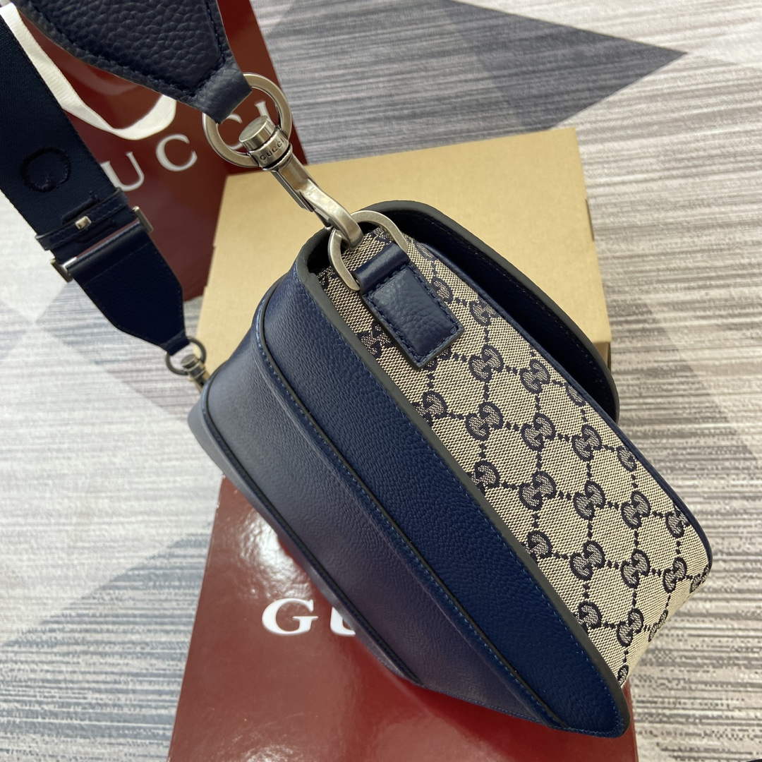 Gucci 794872 GG Crossbody Bag Dark Blue - Default Title - View 4