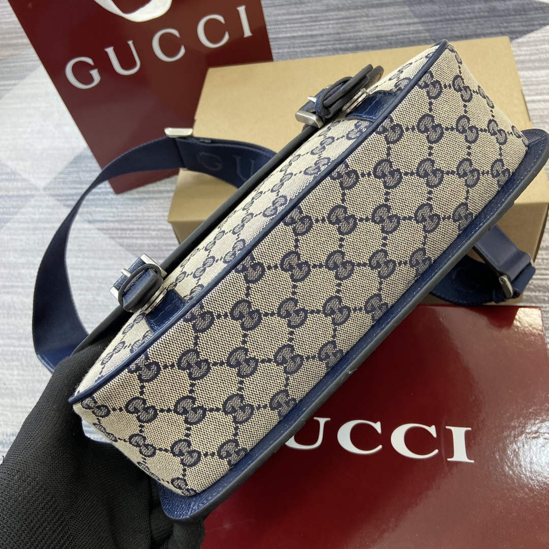 Gucci 794872 GG Crossbody Bag Dark Blue - Default Title - View 6