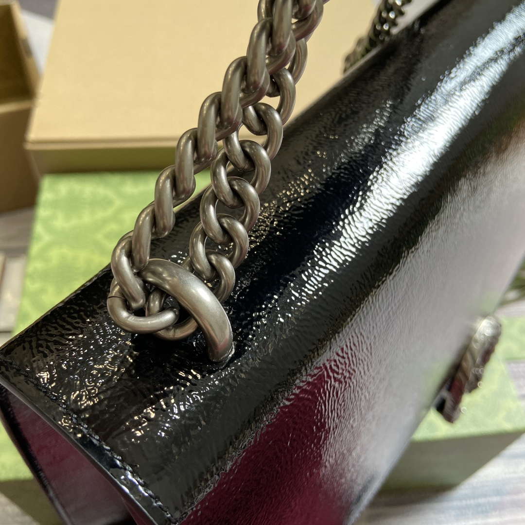 Gucci 795003 Dionysus large shoulder bag Black