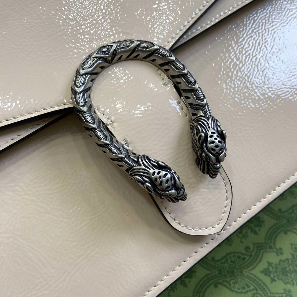 Gucci 795003 Dionysus large shoulder bag Light Gray