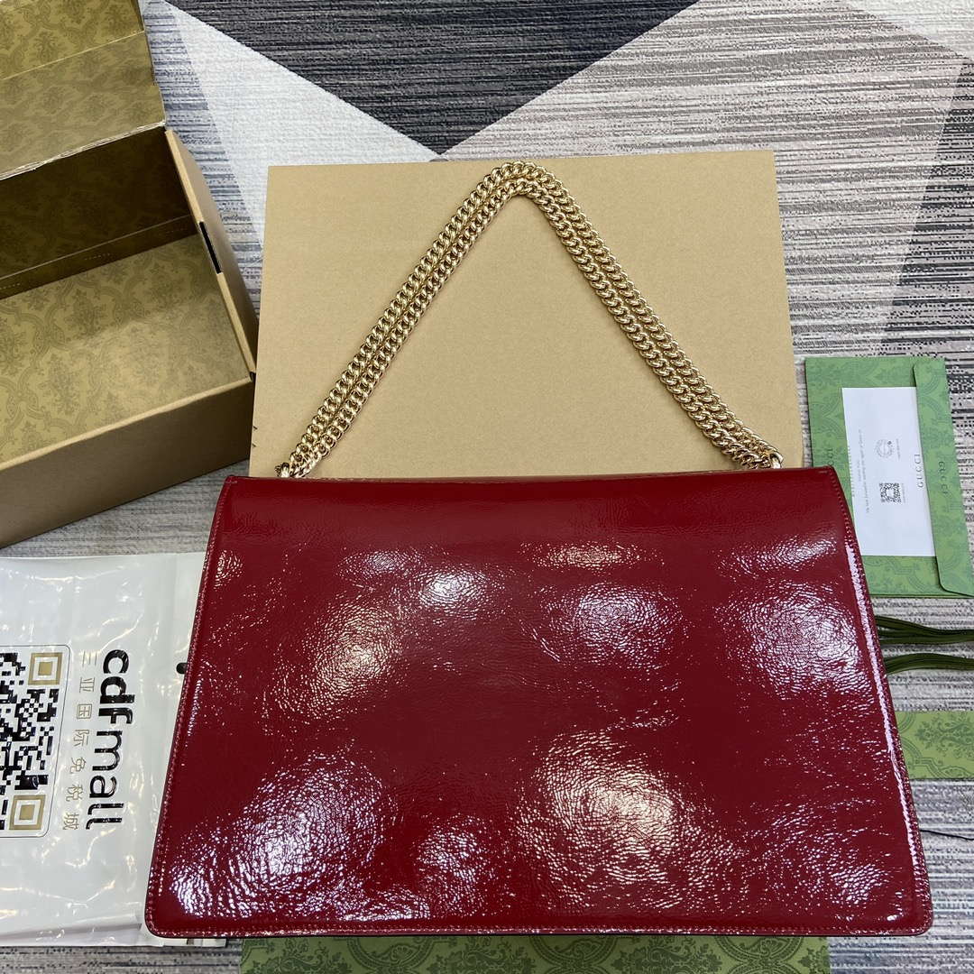Gucci 795003 Dionysus large shoulder bag Wine Red