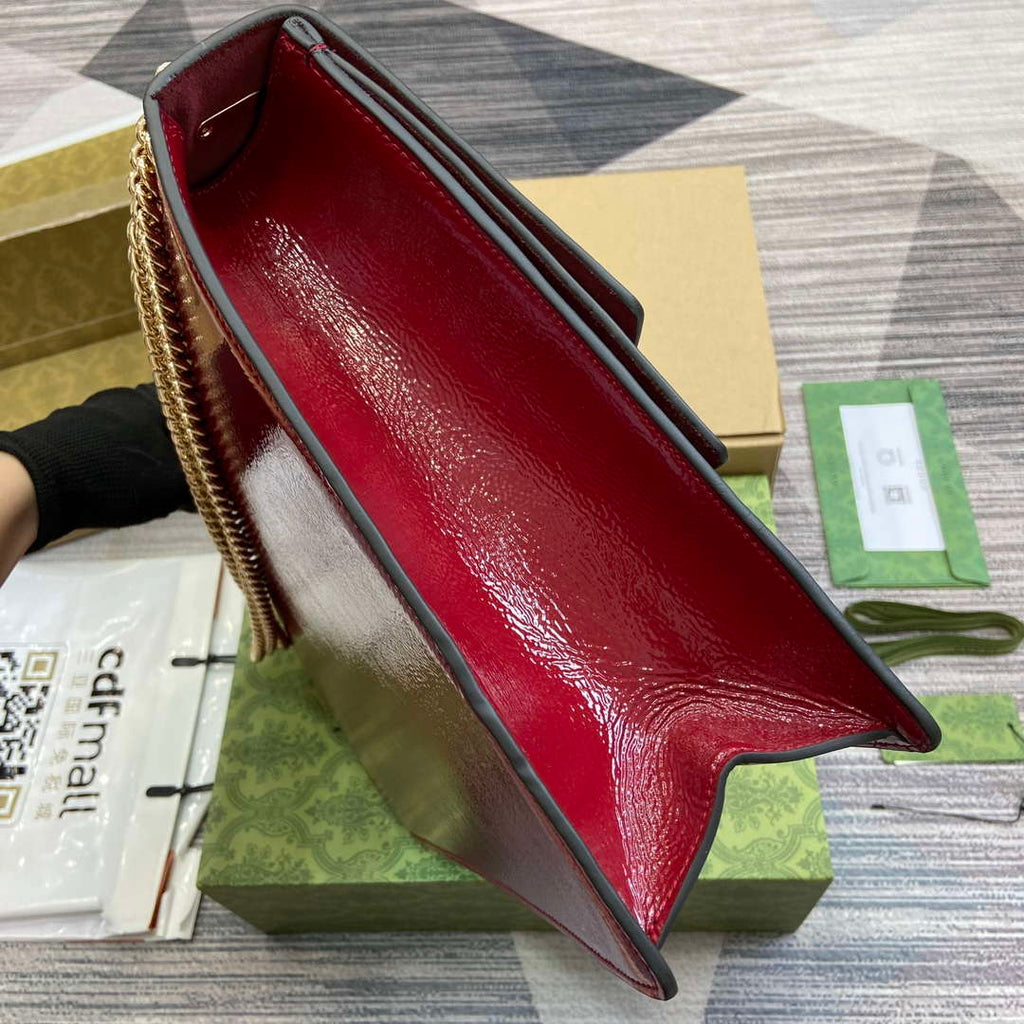 Gucci 795003 Dionysus large shoulder bag Wine Red