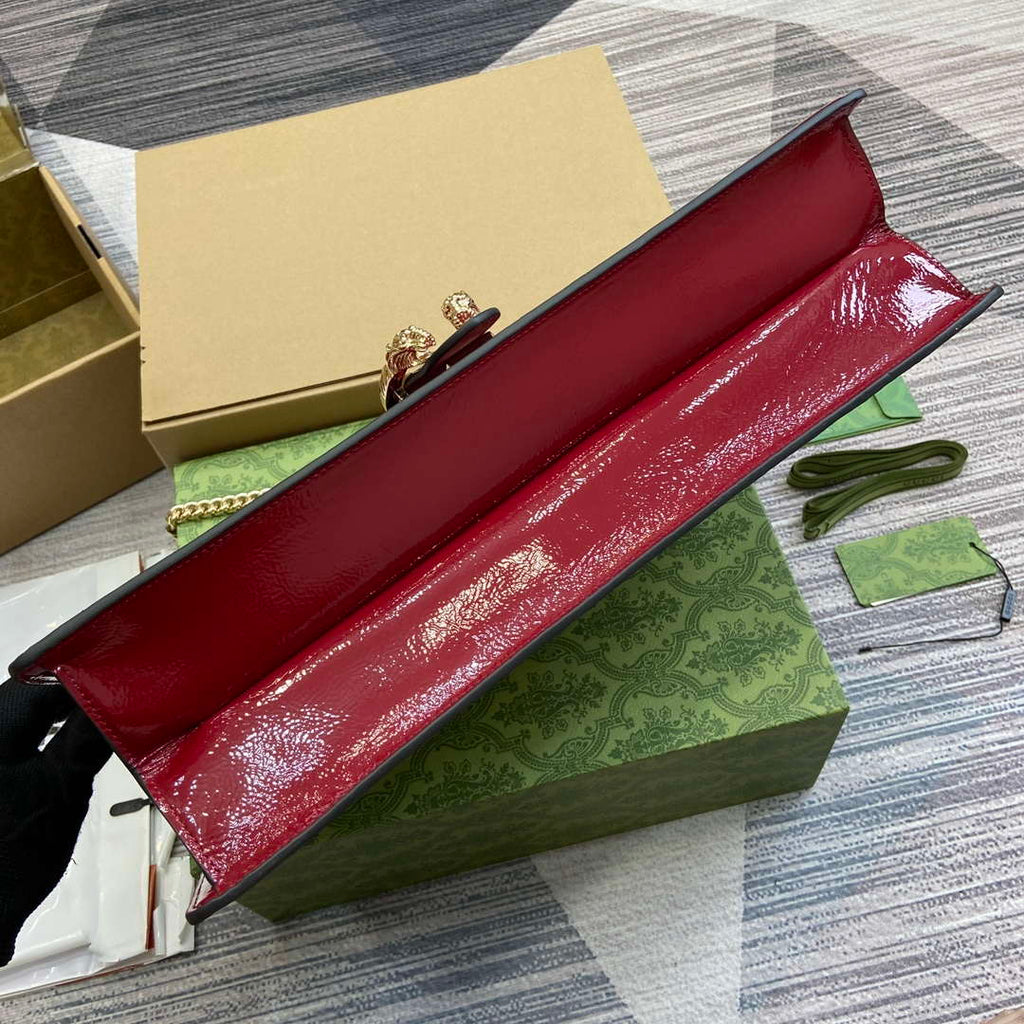 Gucci 795003 Dionysus large shoulder bag Wine Red