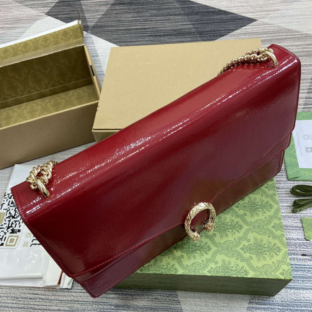 Gucci 795003 Dionysus large shoulder bag Wine Red - Default Title - View 8
