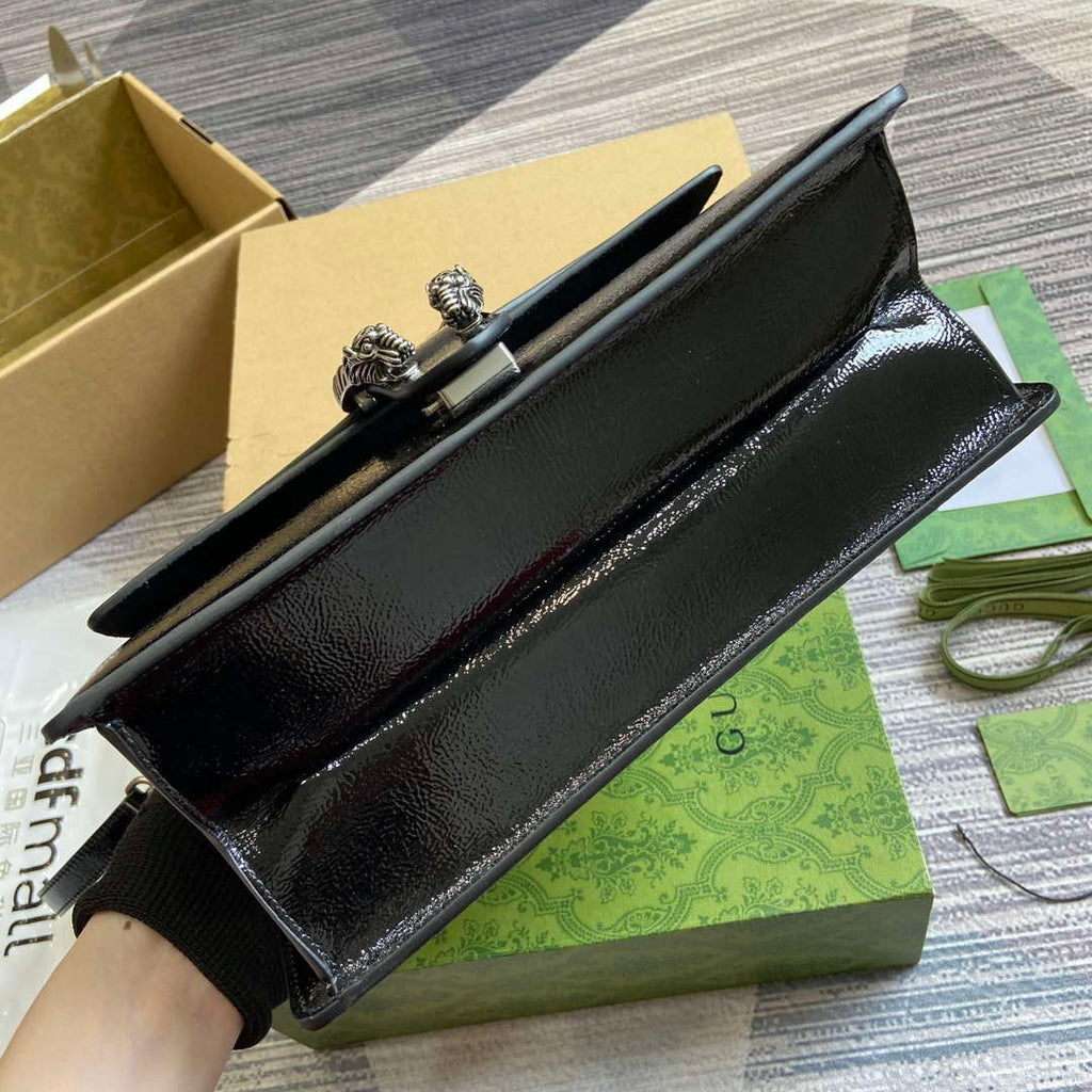 Gucci 795007 Dionysus medium top handle bag Black