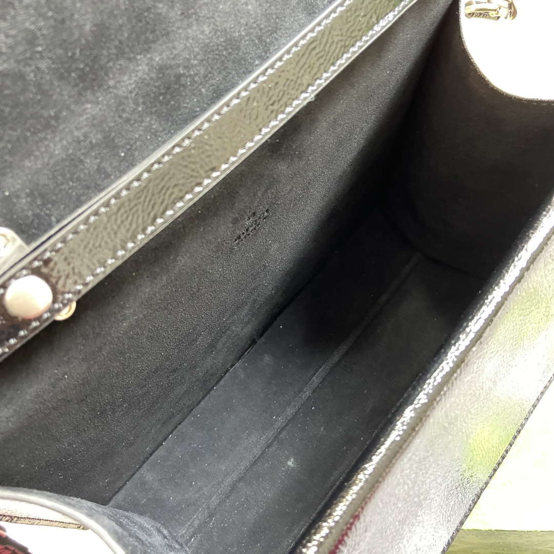 Gucci 795007 Dionysus medium top handle bag Black