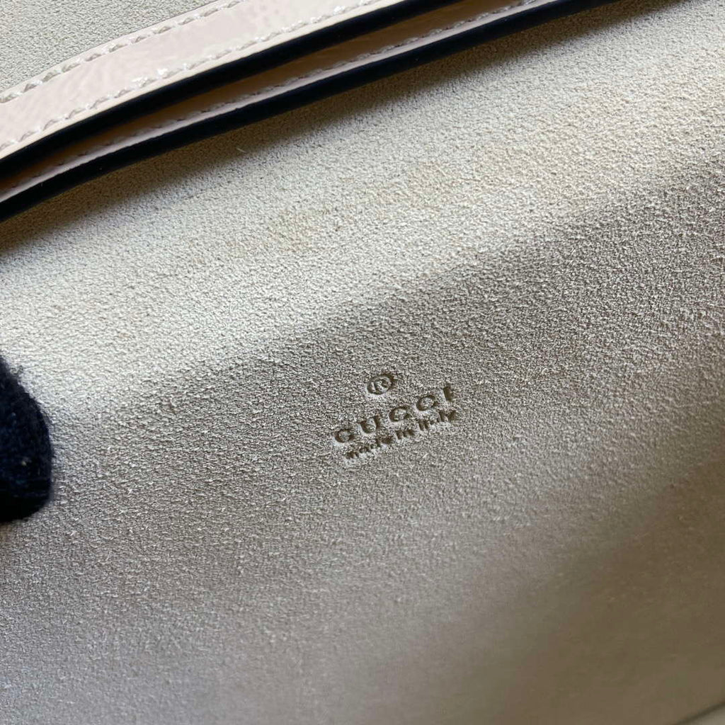 Gucci 795007 Dionysus medium top handle bag Light Gray