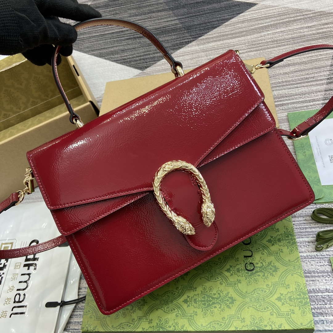 Gucci 795007 Dionysus medium top handle bag Wine Red - Default Title - View 4