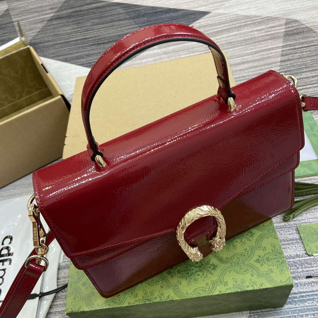 Gucci 795007 Dionysus medium top handle bag Wine Red - Default Title - View 7