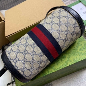 Gucci 795194 Ophidia Small Shoulder Bag Blue - Default Title - View 6