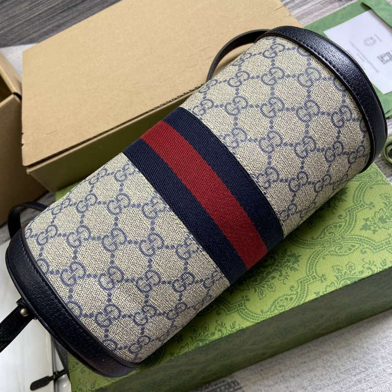 Gucci 795194 Ophidia Small Shoulder Bag Blue - Default Title - View 6