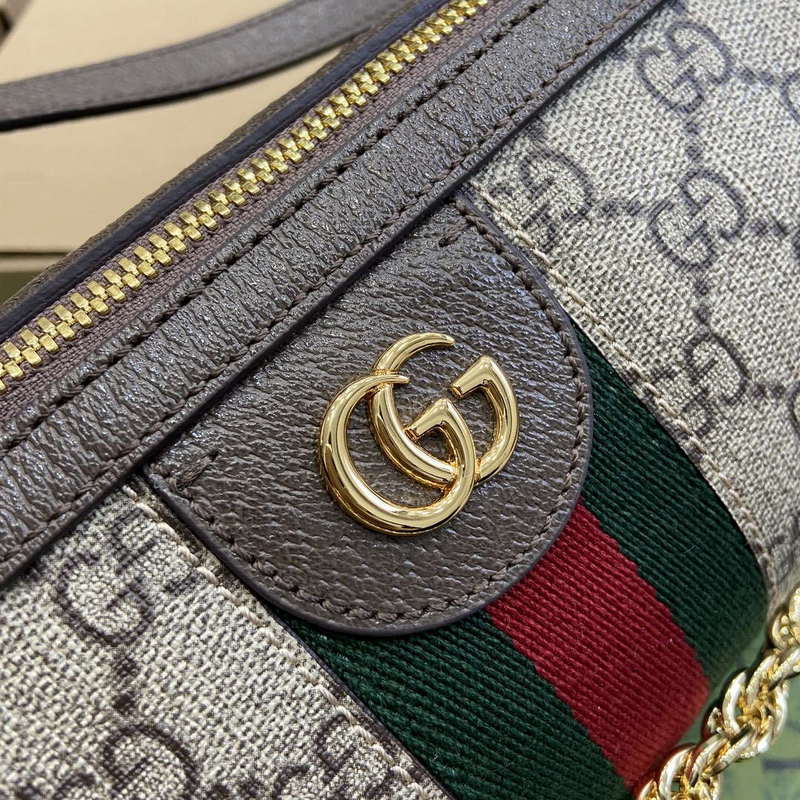 Gucci 795194 Ophidia Small Shoulder Bag Brown - Default Title - View 5