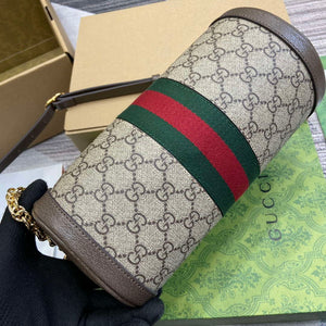 Gucci 795194 Ophidia Small Shoulder Bag Brown - Default Title - View 8