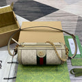 Gucci 795194 Ophidia Small Shoulder Bag Oatmeal
