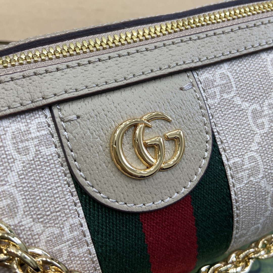 Gucci 795194 Ophidia Small Shoulder Bag Oatmeal - Default Title - View 3