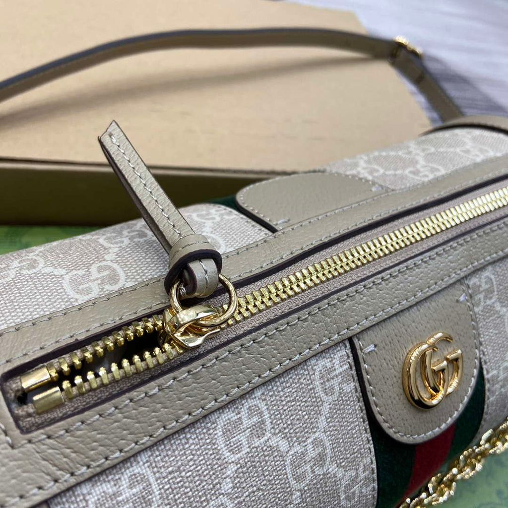 Gucci 795194 Ophidia Small Shoulder Bag Oatmeal