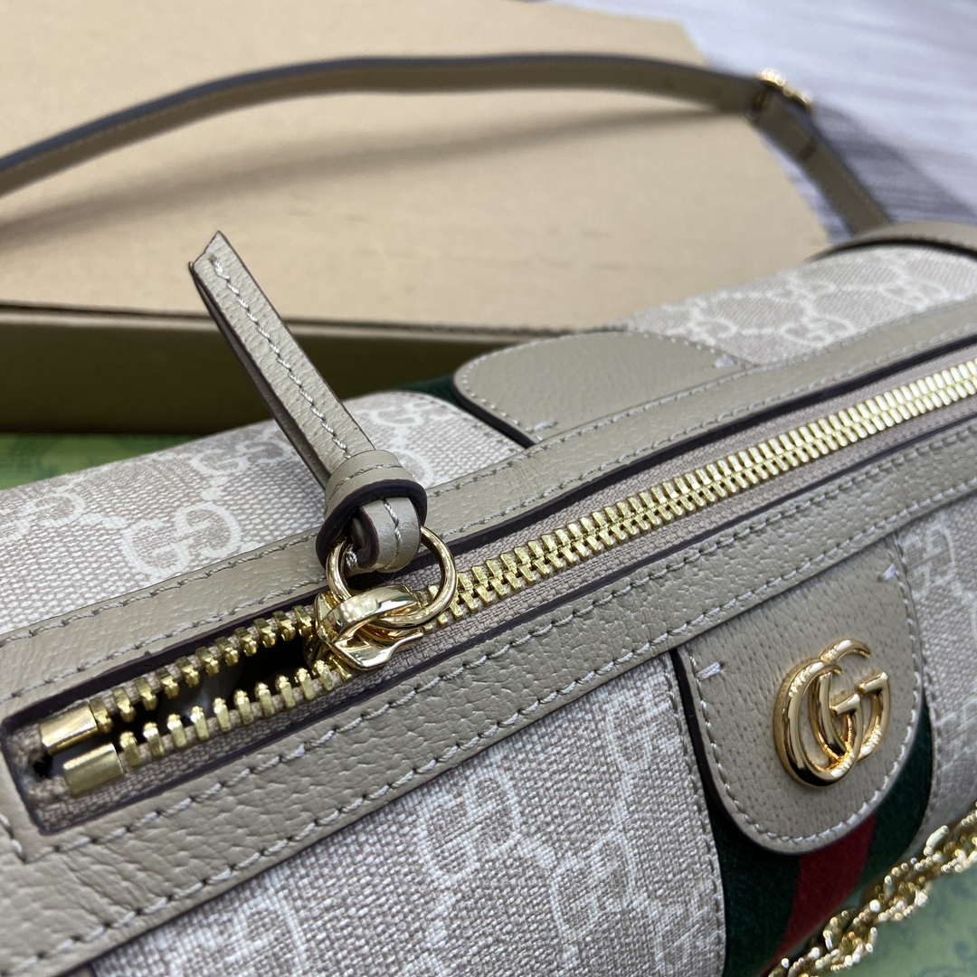 Gucci 795194 Ophidia Small Shoulder Bag Oatmeal