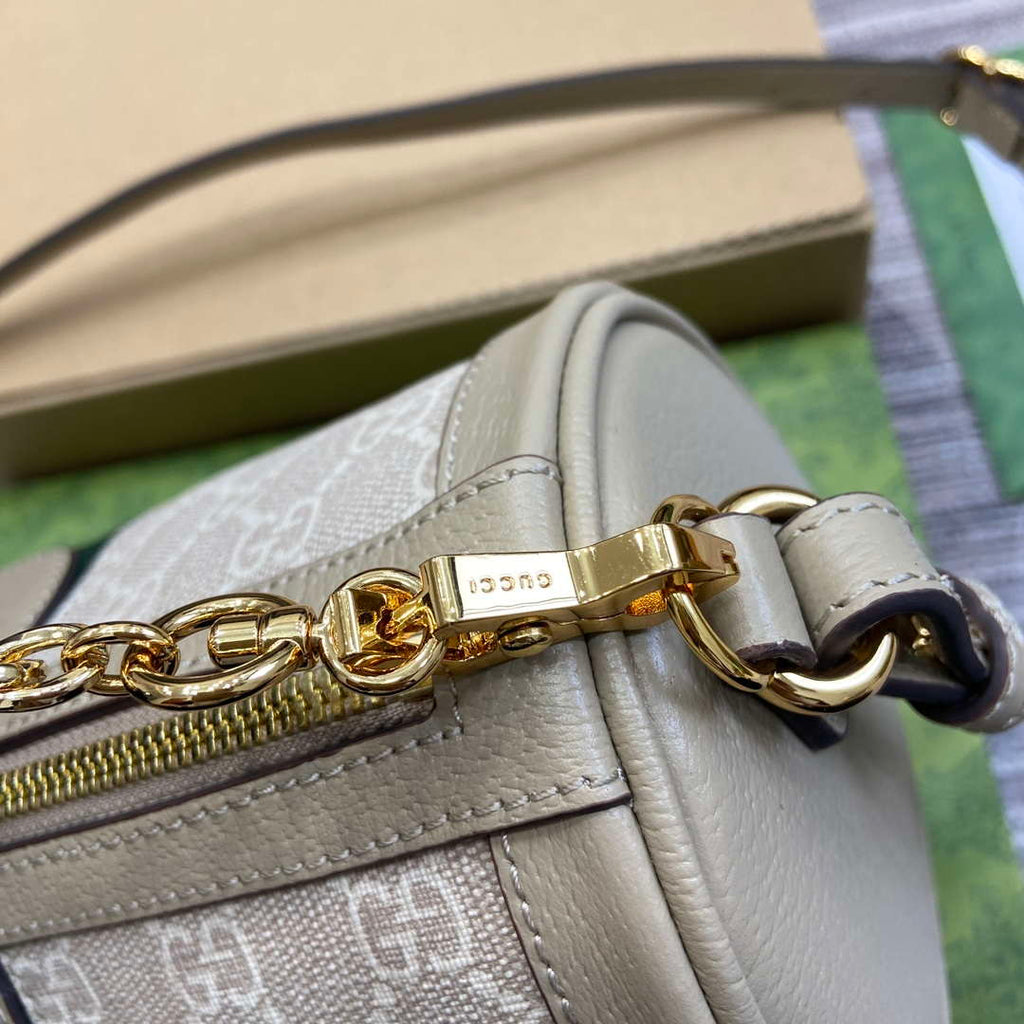 Gucci 795194 Ophidia Small Shoulder Bag Oatmeal