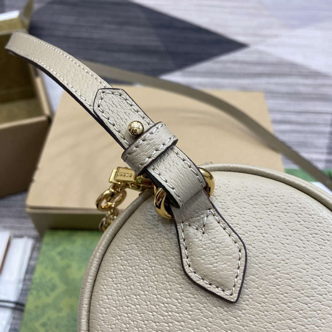 Gucci 795194 Ophidia Small Shoulder Bag Oatmeal