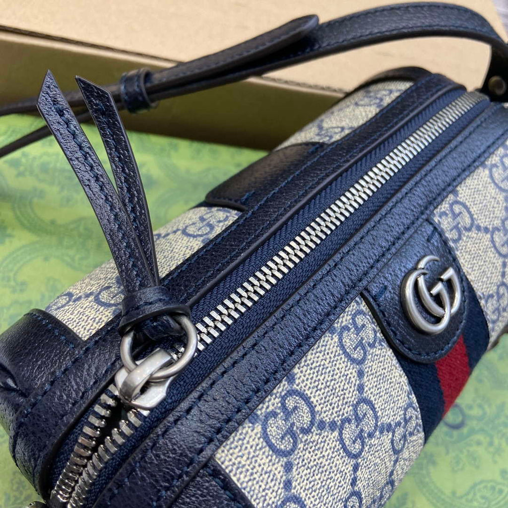 Gucci 795208 Ophidia Mini Shoulder Bag Blue