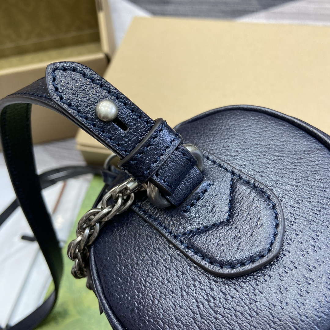 Gucci 795208 Ophidia Mini Shoulder Bag Blue - Default Title - View 7